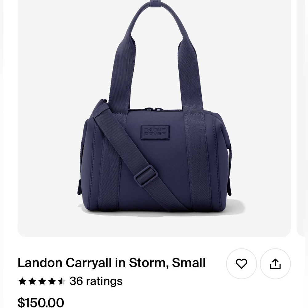 Dagne Dover Landon Carryall in Storm Blue